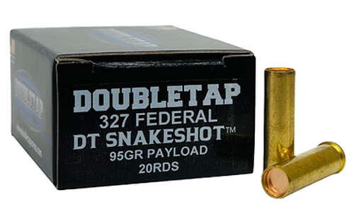 Ammunition DoubleTap Ammunition SnakeShot 327FederalMagnum DBLTAP SNAKESHOT 327FED 95GR 20/1000 • Model: SnakeShot